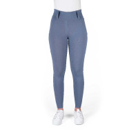 Equithème Alizé dameslegging met volledige siliconen grip Grijs