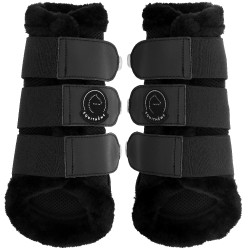 Guêtres fermées Je t'aime Equithème Snuggy Noir