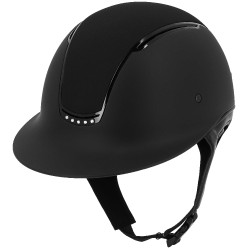 Casque Equithème Soazy Mat Crystal x 5 Noir / Strass