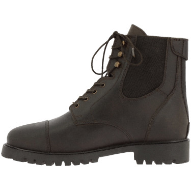 Boots lacets/zip Norton Vauvert Marron