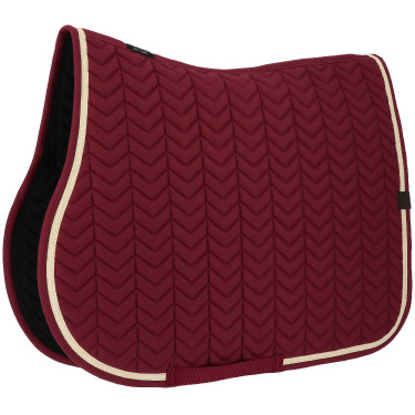 Tapis de selle Equithème Softypop Bordeaux