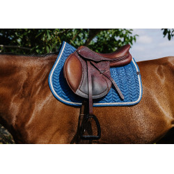 Tapis de selle Equithème Softypop Marine Bleu marine Tapis de selle Equithème Softypop Marine Bleu marine