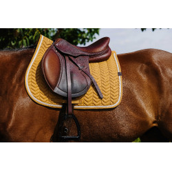 Zadelpad Equithème Softypop Geel