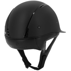 Equithème Soazy helm mat zwart glanzend Zwart / zwart Equithème Soazy helm mat zwart glanzend Zwart / zwart