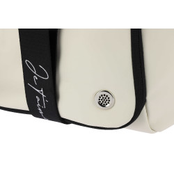 Sac week end Je t'aime Equithème Écru Blanc