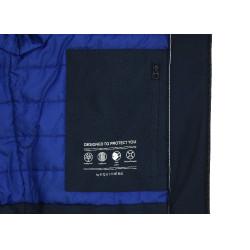 Equithème Baptiste parka voor heren Marine Marineblauw Equithème Baptiste parka voor heren Marine Marineblauw