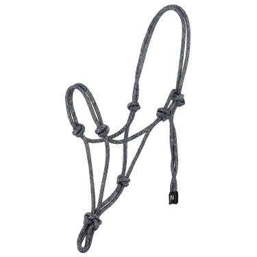 Ethologisch halster Norton Glim Marine / zilver Blauw