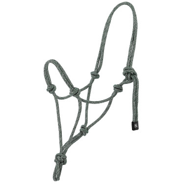 Licol éthologique Norton Glim Vert foncé / argent