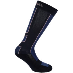 Chaussettes Equithème Performance Marine / rose Bleu
