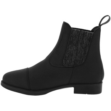 Boots synthétiques Riding World Glitter Enfant Noir