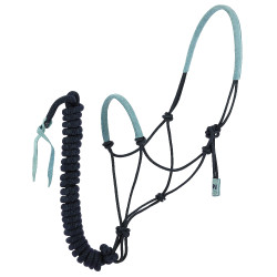 Licol éthologique + longe Norton Suède Marine / bleu Licol éthologique + longe Norton Suède Marine / bleu