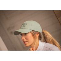 Casquette Naomi Pénélope Taupe / blanc Marron