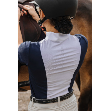 Polo Equithème Tokyo Marine Marineblauw Polo Equithème Tokyo Marine Marineblauw