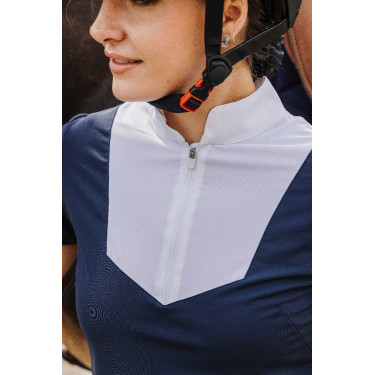 Polo Equithème Tokyo Marine Marineblauw Polo Equithème Tokyo Marine Marineblauw