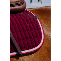 Tapis de selle Equithème Eclat Bordeaux