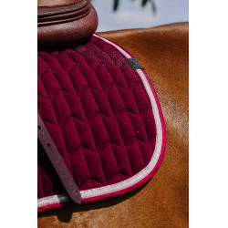 Tapis de selle Equithème Eclat Bordeaux