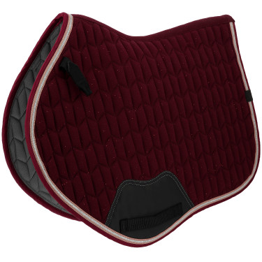 Zadelpad Equithème Eclat Bordeaux
