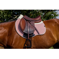 Tapis de selle Equithème Dinard Rose
