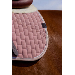 Tapis de selle Equithème Dinard Rose