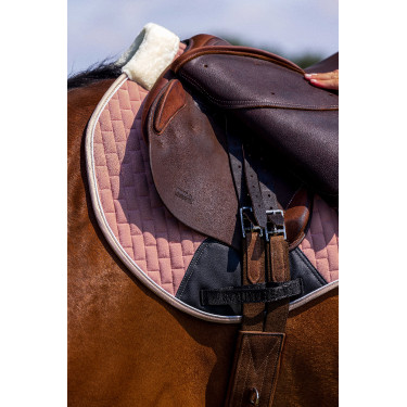 Tapis de selle Equithème Dinard Rose