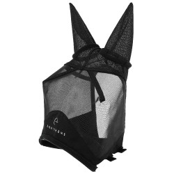 Masque anti-mouches anti-UV Equithème Zipper Noir