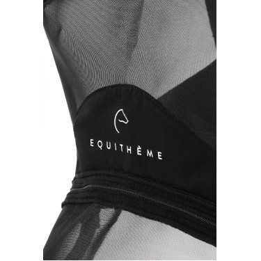 Masque anti-mouches anti-UV Equithème Zipper Noir