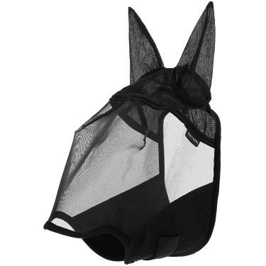 Masque anti-mouches anti-UV Equithème Anatomic Noir Masque anti-mouches anti-UV Equithème Anatomic Noir