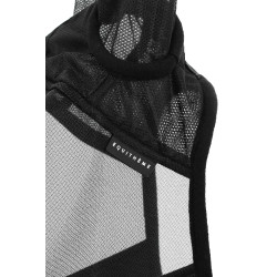 Anti-vliegenmasker anti-UV Equithème Anatomic Zwart