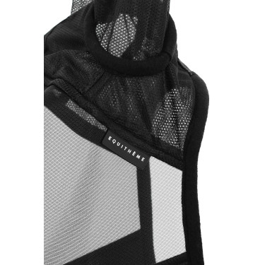 Anti-vliegenmasker anti-UV Equithème Anatomic Zwart
