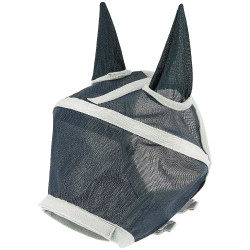 Masque anti-mouches anti-UV Equithème Cerceau Marine Bleu marine