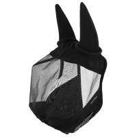 Masque anti-mouches/ anti-UV Equithème Doux Noir