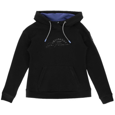 Sweat Je t'aime Equithème Selena enfant Noir