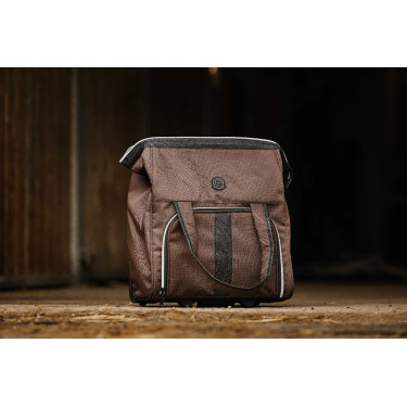Sac de pansage à roulettes Equithème Marron