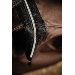 Poetstas op wieltjes Equithème Bruin