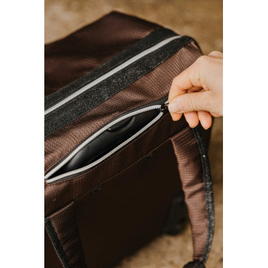 Sac de pansage à roulettes Equithème Marron