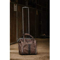 Poetstas op wieltjes Equithème Bruin