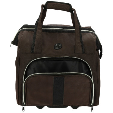 Poetstas op wieltjes Equithème Bruin