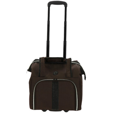 Sac de pansage à roulettes Equithème Marron