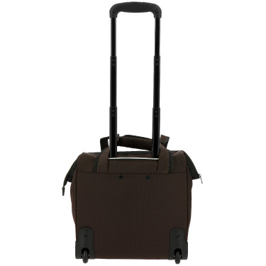 Sac de pansage à roulettes Equithème Marron