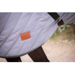 Couverture d'écurie Diagonal Paddock Sports Gris