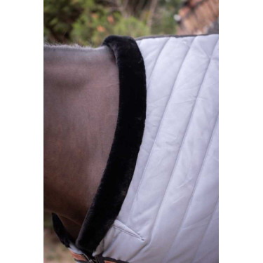 Couverture d'écurie Diagonal Paddock Sports Gris