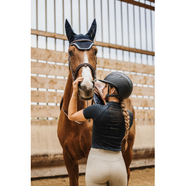 Polo Ik hou van je Equithème Alice Zwart Polo Ik hou van je Equithème Alice Zwart