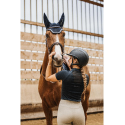 Polo Je t'aime Equithème Alice Noir