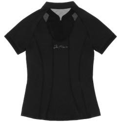 Polo Ik hou van je Equithème Alice Zwart Polo Ik hou van je Equithème Alice Zwart