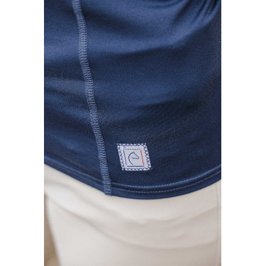Polo Equithème Originals Agathe Marine Marineblauw