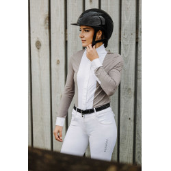Chemise Equithème Julie Taupe Marron