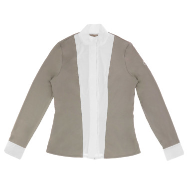 Overhemd Equithème Julie Taupe Bruin Overhemd Equithème Julie Taupe Bruin