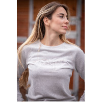 Sweat-shirt Pénélope Ully Gris
