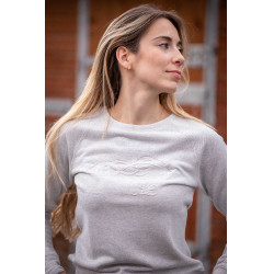 Sweat-shirt Pénélope Ully Gris