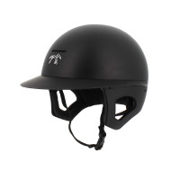 Casque Pénélope visière longue Noir mat